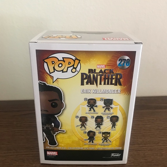 Funko Pop marvel Black Panther Erik Killmonger - Picture 3 of 6